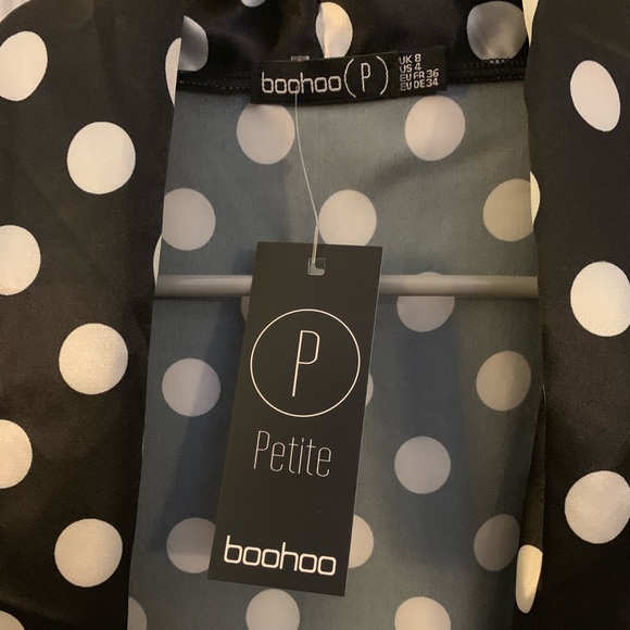 Petite Satin Polka Dot Blazer NWT - Picture 3 of 3